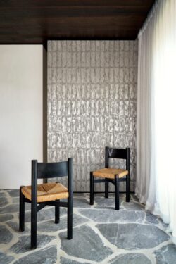 Arte Metal X Patina Chalk Stone behang - Mobiel Interieur