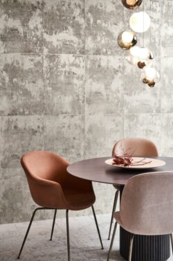 Arte Metal X Patina Platinum behang - Mobiel Interieur