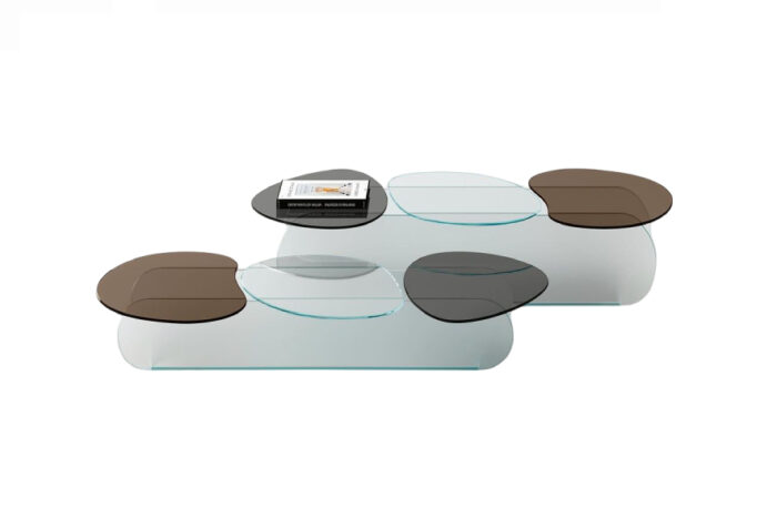 Tonelli Lilypad salontafel glas - Mobiel Interieur