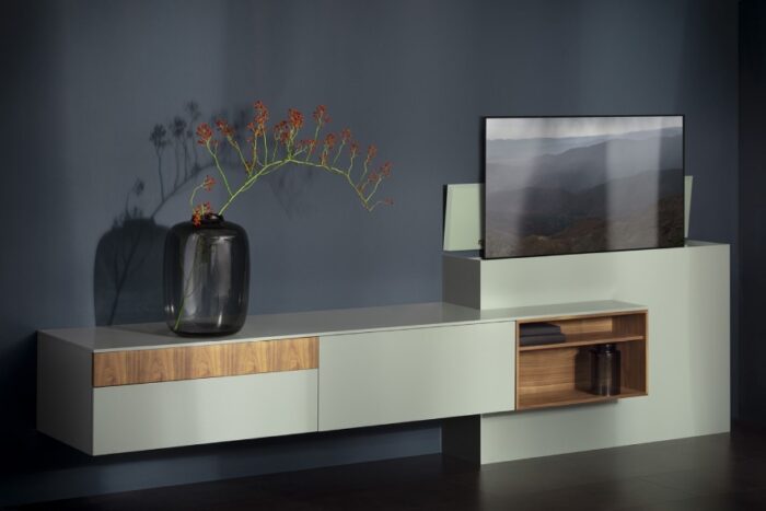 Interstar wandkast met TV-lift - Mobiel Interieur